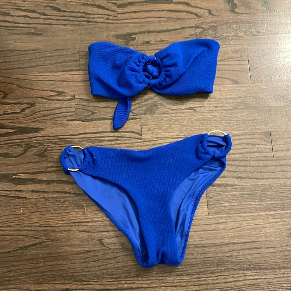 Blue bikini set